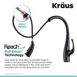 Кухонний змішувач ANSEL™ KPF-1675MB Kraus-foto2