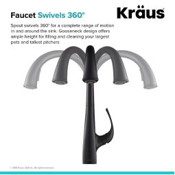 Кухонний змішувач ANSEL™ KPF-1675MB Kraus-foto14