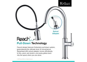 Кухонний змішувач SELLETTE™ KPF-1680SFS Kraus-foto6