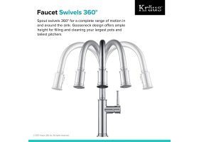 Кухонний змішувач SELLETTE™ KPF-1680SFS Kraus-foto5