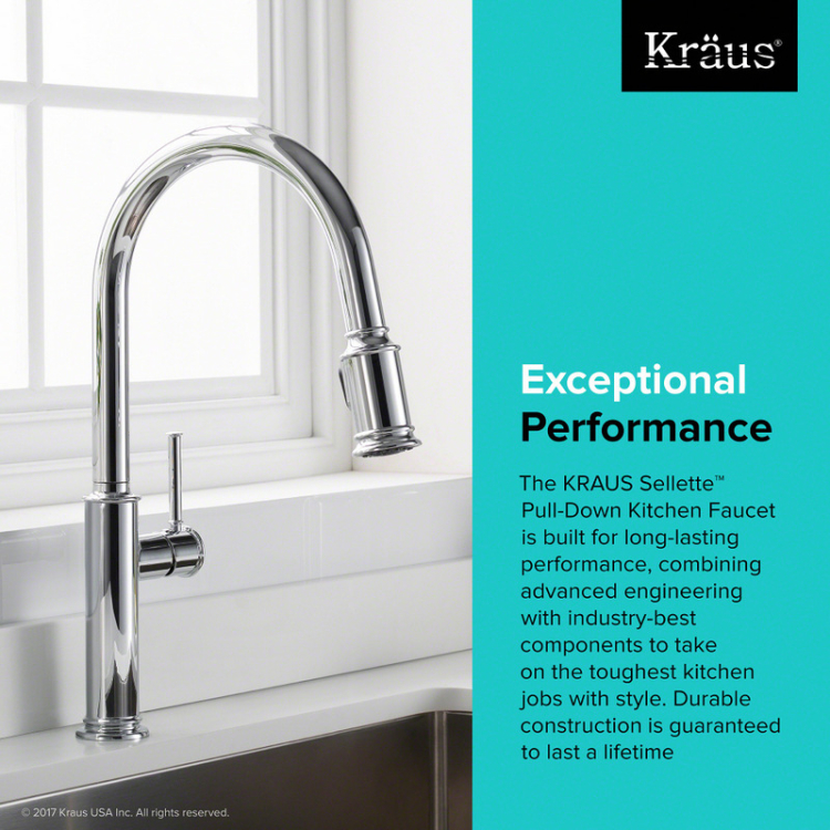Кухонний змішувач SELLETTE™ KPF-1680SFS Kraus