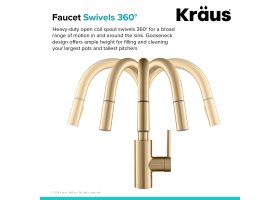 Кухонний змішувач OLETTO™ KPF-2620BB Kraus-foto2