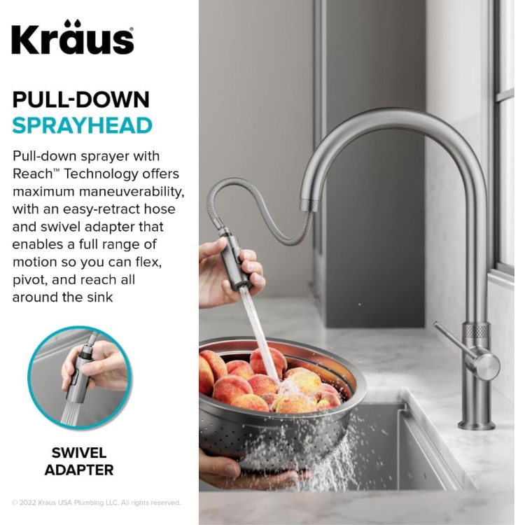 Кухонний змішувач OLETTO™ KPF-2654SFS Kraus