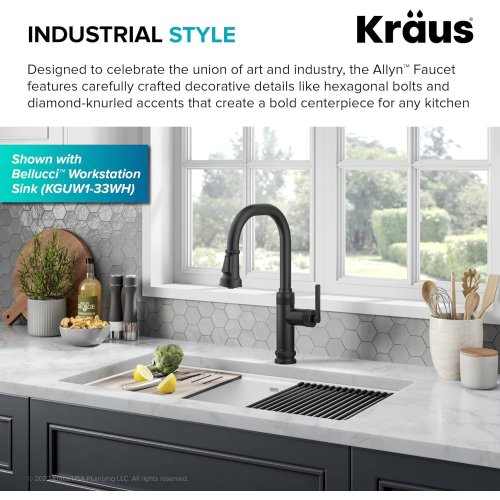 Змішувач кухонний ALLYN™ KPF-4102MB Kraus-foto9