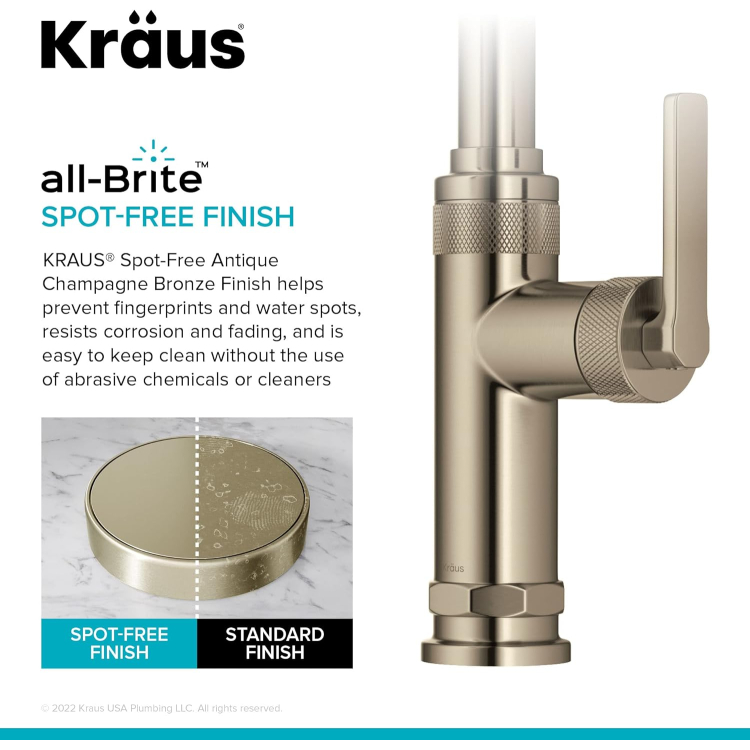 Змішувач кухонний ALLYN™ KPF-4102SFACB Kraus