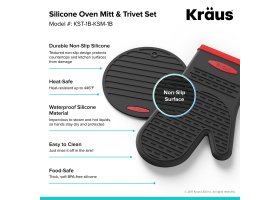 Силіконова прихватка KSM-1 Black, Kraus-foto4