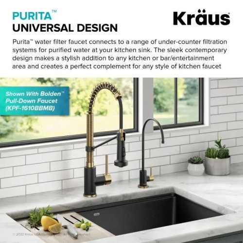 Кран для фільтрованої води PURITA™ FF-100BBMB Kraus-foto8