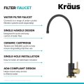 Кран для фільтрованої води PURITA™ FF-100BBMB Kraus