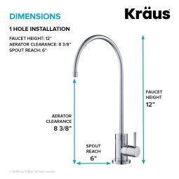 Кран для фільтрованої води PURITA™ FF-100CH Kraus-foto5