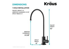 Кран для фільтрованої води PURITA™ FF-100MB Kraus-foto6