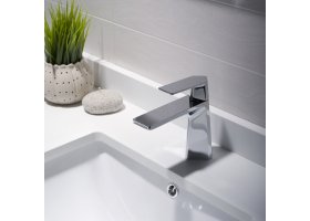 Змішувач для умивальника APLOS KEF-15301CH Kraus с донним клапаном-foto3
