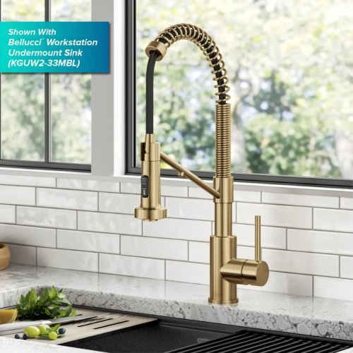 Змішувач кухонний 2в1 BOLDEN KFF-1610BB Kraus з підключенням фільтрованої води-foto12
