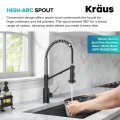 Змішувач кухонний 2в1 BOLDEN KFF-1610BBMB Kraus з підключенням фільтрованої води