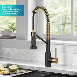 Змішувач кухонний 2в1 BOLDEN KFF-1610BBMB Kraus з підключенням фільтрованої води-foto13