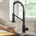 Змішувач кухонний 2в1 BOLDEN™ KFF-1610MB Kraus з підключенням фільтрованої води