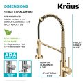 Змішувач кухонний 2в1 BOLDEN™ KFF-1610SFACB Kraus з підключенням фільтрованої води