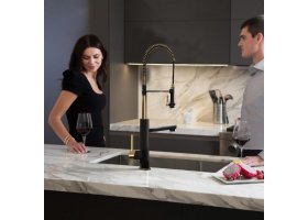 Кухонний змішувач ARTEC PRO™ KPF-1603BGMB Kraus *Товар з вітрини / з дефектами -foto4