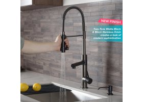 Кухонний змішувач ARTEC PRO™ KPF-1603MBSB Kraus-foto11