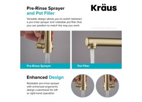 Кухонний змішувач ARTEC PRO™ KPF-1603MBSB Kraus-foto8
