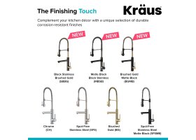 Кухонний змішувач ARTEC PRO™ KPF-1603MBSB Kraus-foto4