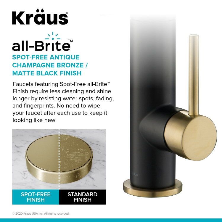Кухонний змішувач ARTEC PRO™ KPF-1603SFACBMB Kraus