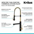 Кухонний змішувач ARTEC PRO™ KPF-1603SFACBMB Kraus