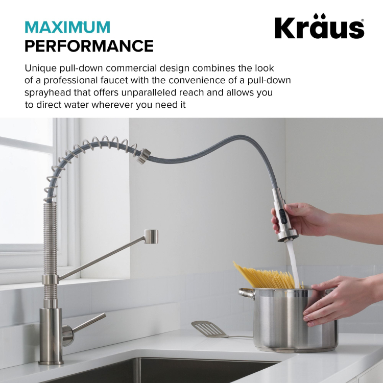 Змішувач кухонний BOLDEN™ KPF-1610MBSB Kraus 