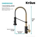 Змішувач кухонний BOLDEN™ KPF-1610SFACBMB Kraus