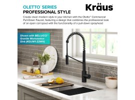 Кухонний змішувач OLETTO™ KPF-2631MB Kraus *Товар з вітрини-foto11