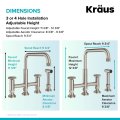 Змішувач кухонний URBIX™ KPF-3125BG Kraus