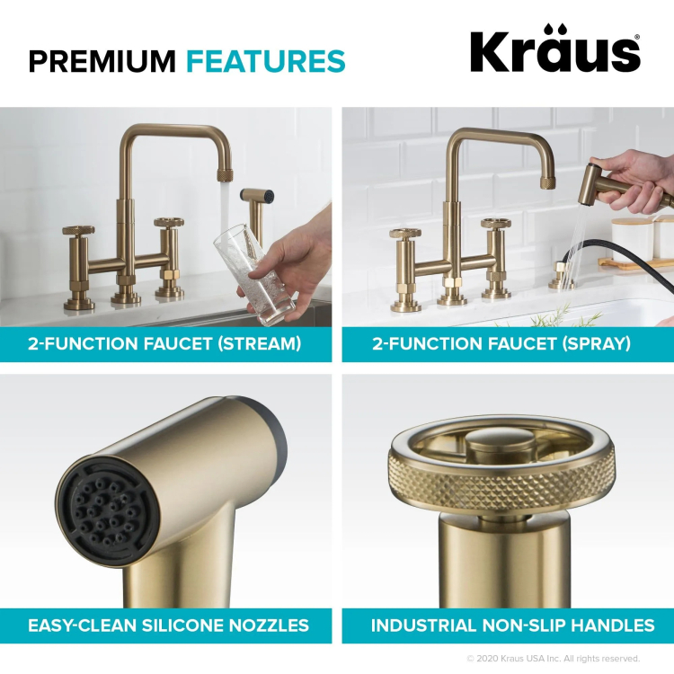 Змішувач кухонний URBIX™ KPF-3125BG Kraus