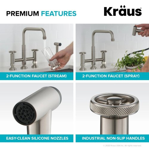 Змішувач кухонний URBIX™ KPF-3125SFS Kraus-foto5