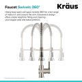 Кухонний змішувач BRITT™ KPF-1690SFS Kraus