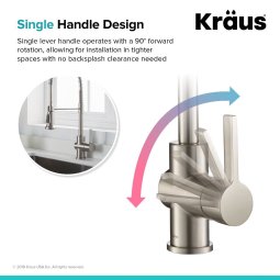 Кухонний змішувач BRITT™ KPF-1690SFS Kraus-foto2