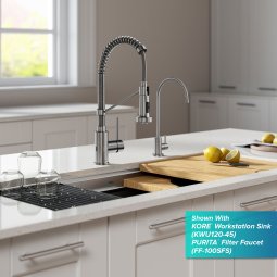 Змішувач кухонний BOLDEN™ KSF-1610SFS Kraus із сенсорним керуванням-foto4