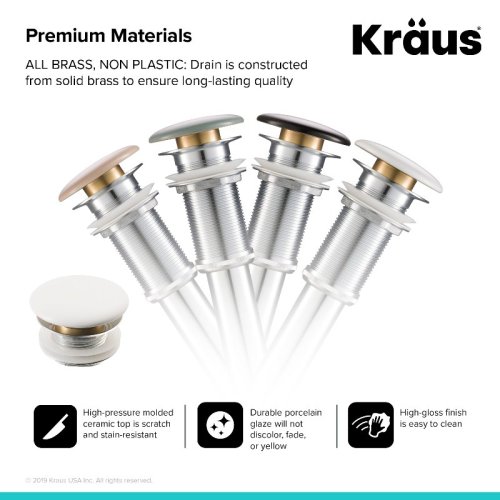 Зливний клапан Kraus PU-20-foto2