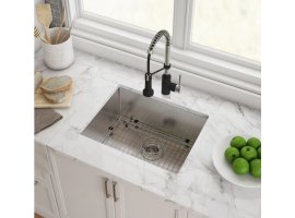 Мийка кухонна стальна KHU101-23 Kraus-foto2